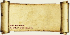 Olga Gošić vizit kartica